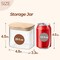 26oz Glass Storage Containers with Bamboo Lids for Sugar, Coffee & Spices